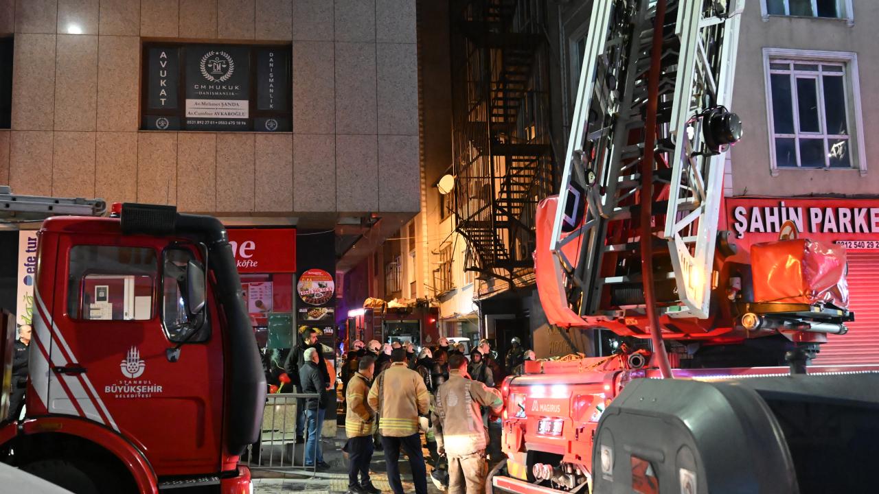 İstanbul’da otel yangını
