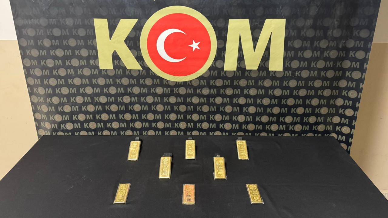 Hatay’da 8 kilogram gümrük kaçağı altın ele geçirildi