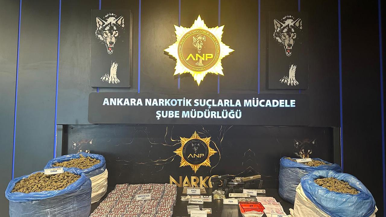 Başkentte zehir tacirlerine operasyon: 41 gözaltı
