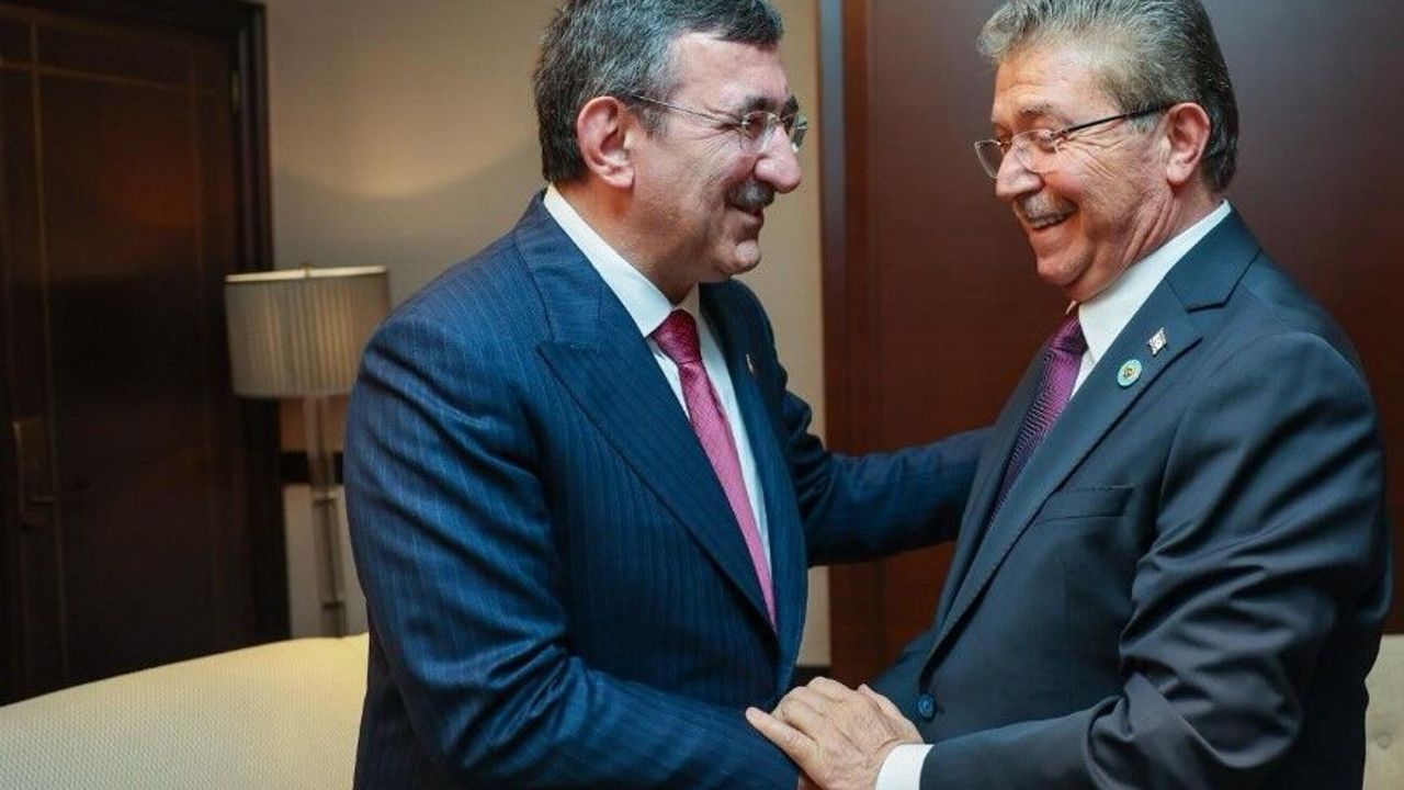 KKTC Başbakanı Üstel, Ankara’da Cumhurbaşkanı Yardımcısı Yılmaz ile Görüştü: Enerji Masada Oldu